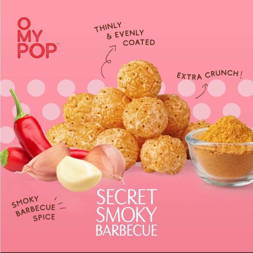 Snack Bắp Rang OMyPop Nhiều Vị Lon 70gr