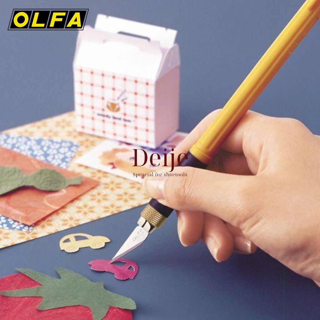 Dao cắt thủ công hình bút OLFA AK-4 Nhật Bản (kèm 4 lưỡi dao)