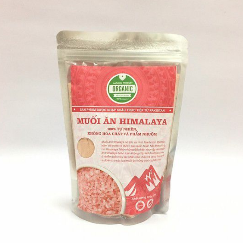 Muối hồng Himalaya 0.6mm (0.5kg) thô