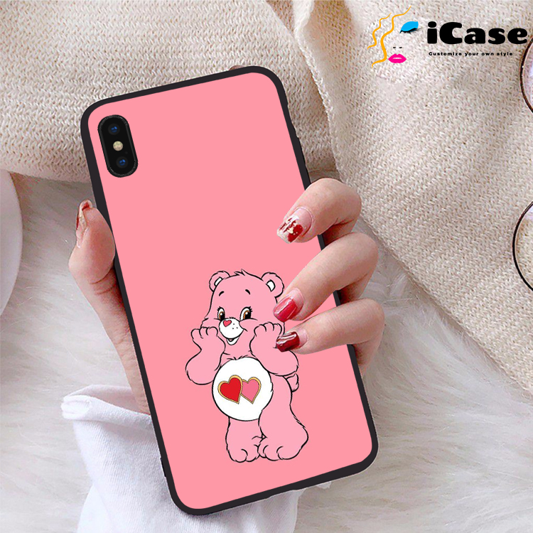 Ốp lưng iphone xs max viền dẻo tpu bst pinky
