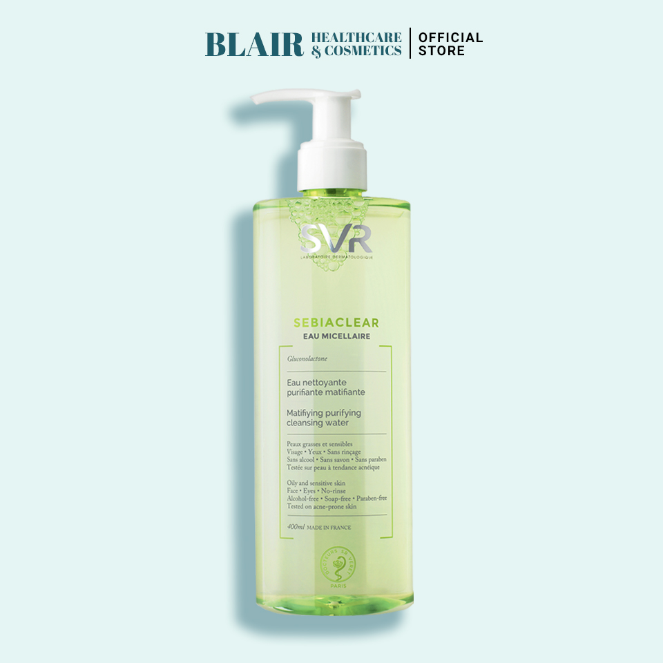 Tẩy trang cho da dầu, mụn SVR Sebiaclear Eau Micellaire 400ml