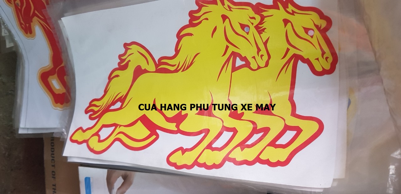 Tem song mã gắn các loại xe