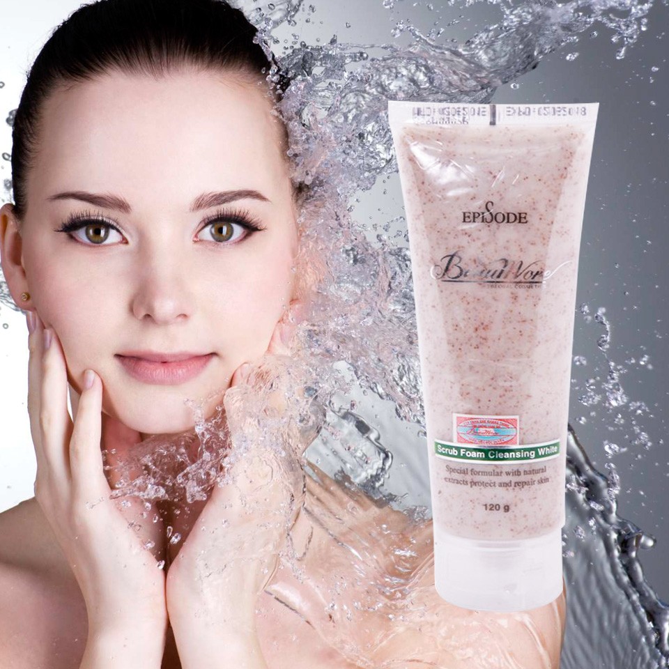 Sữa Rửa Mặt Hạt Mơ - Beaumore Scrub Foam Cleansing White