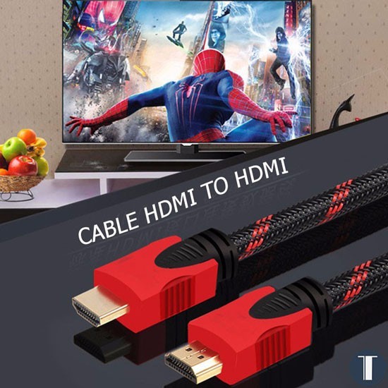 Cable HDMI 10m dây tròn xịn chống nhiễu