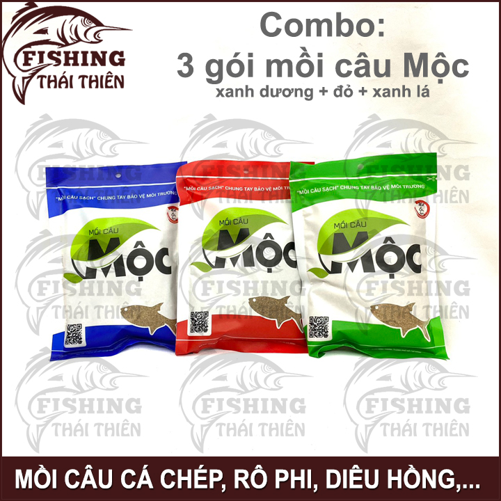 Combo mồi câu Mộc, tơ nhện