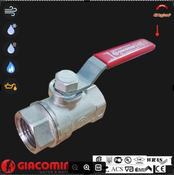 Van bi đồng mạ crôm R250D Giacomini - Ø21 (van nước/van khí/van gas/van dầu)