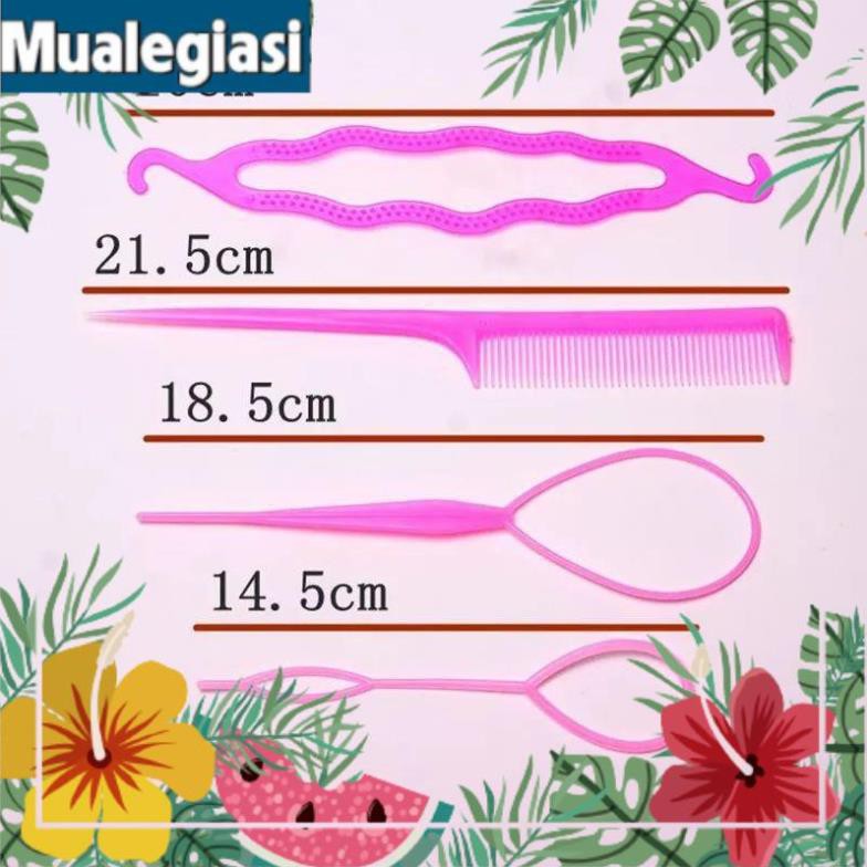[HCM]Bộ Dụng Cụ Làm Tóc 4 Món Tiện Lợi [NPS]