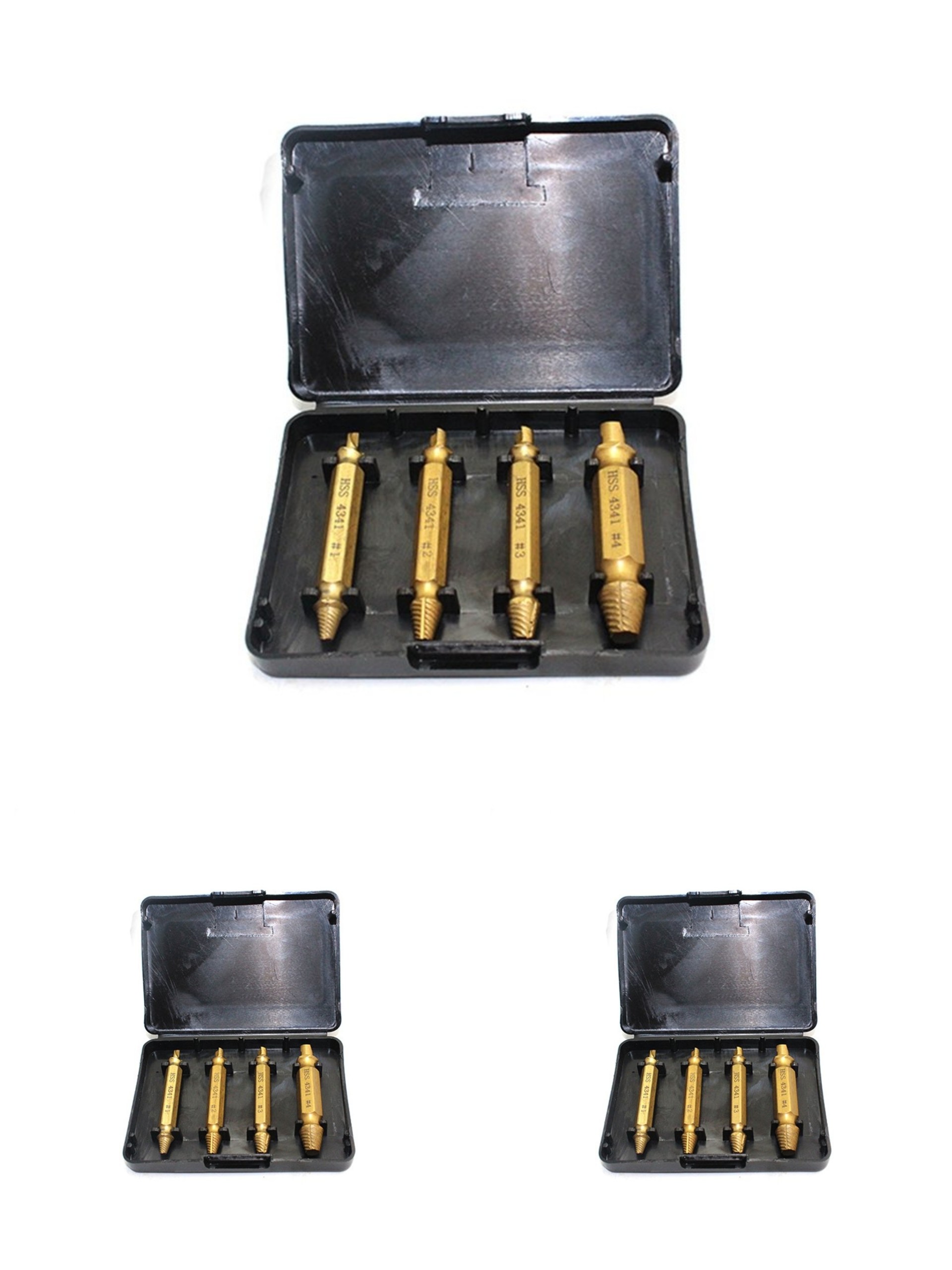 bộ 4 cây vặn ốc gãy ( màu vàng )