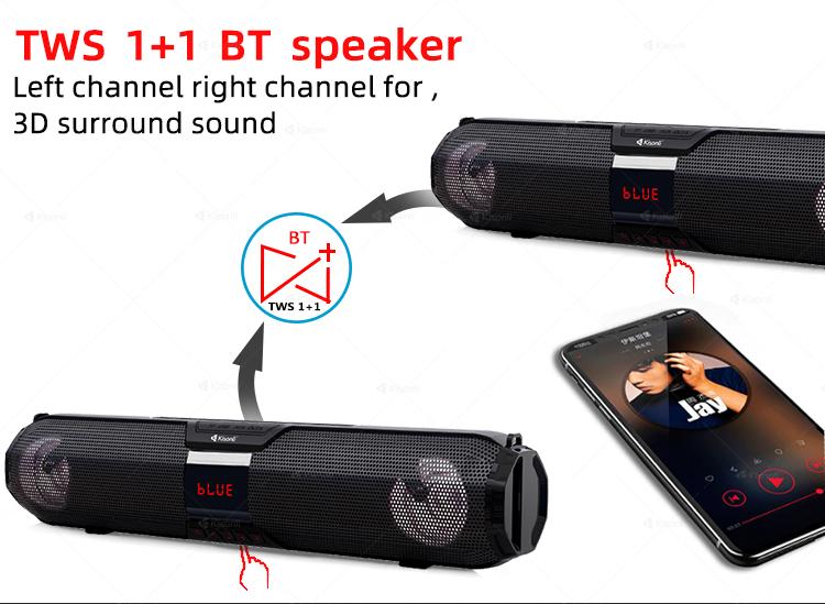 Loa Kisonli Bluetooth 900 - LED RGB