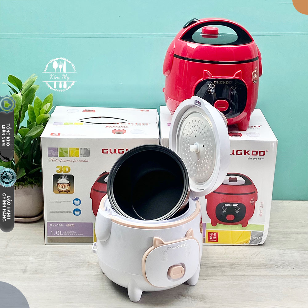 Nồi cơm điện mini chống dính hình con heo GOGKOO 1L