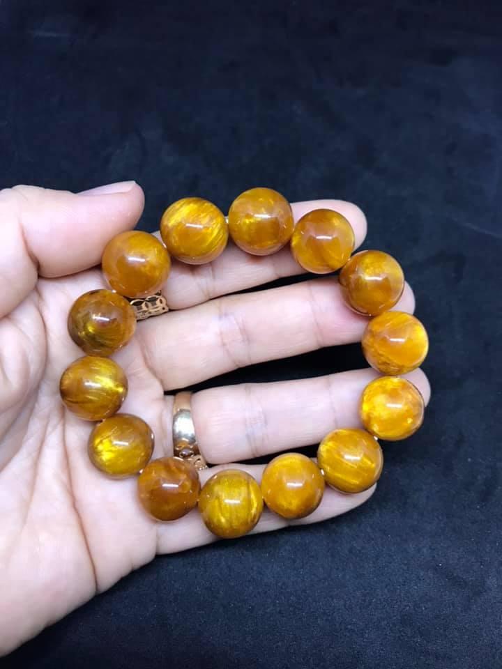 [HCM]VÒNG TAY DƯƠNG BIỂN VÀNG 14LY