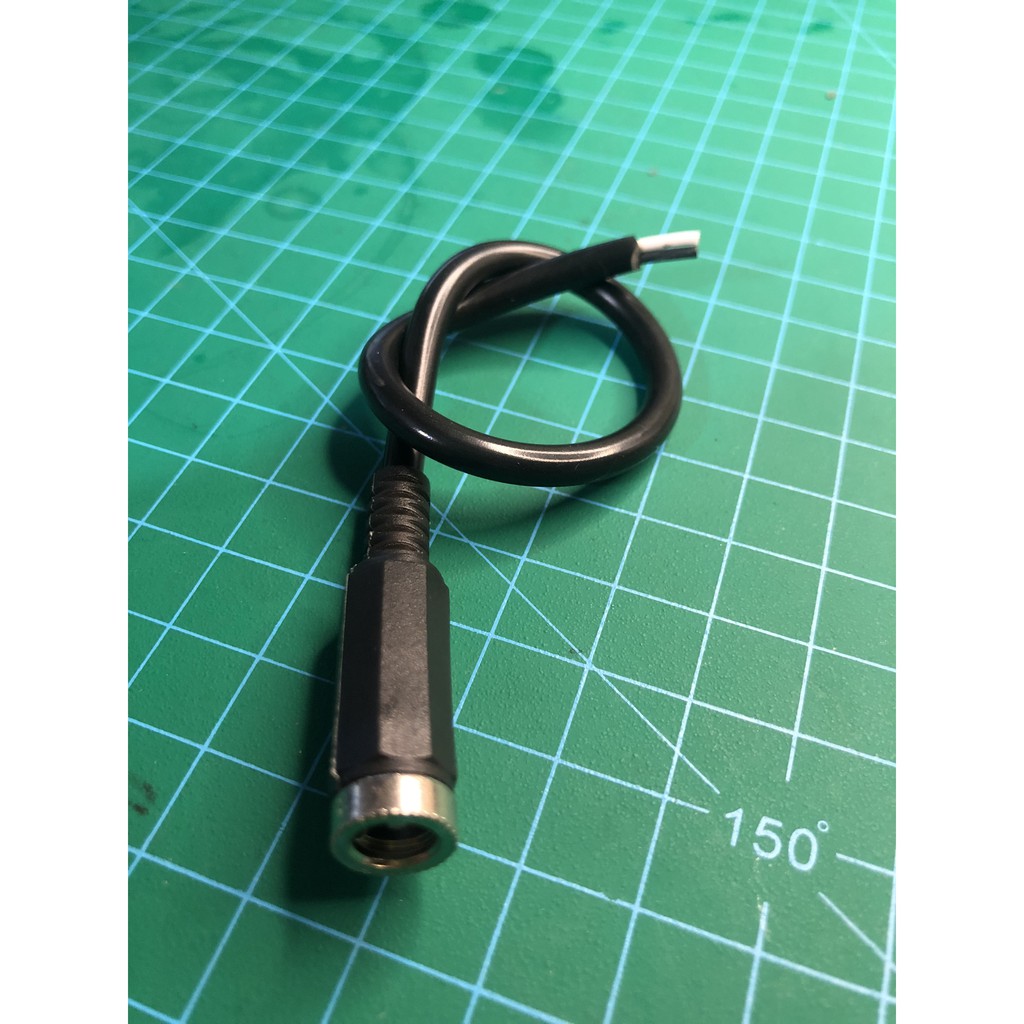 Dây nguồn DC đầu jack Đực, Cái DC 5.5x2.1mm (lõi đồng nguyên chất)