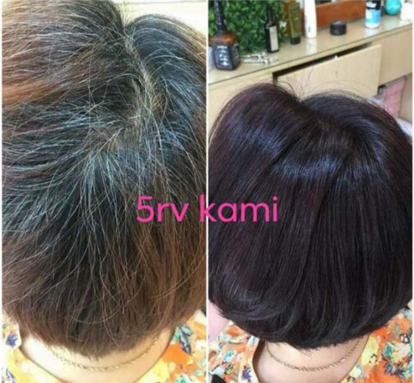 Thuốc nhuộm phủ bạc màu Tím Trầm kèm oxi