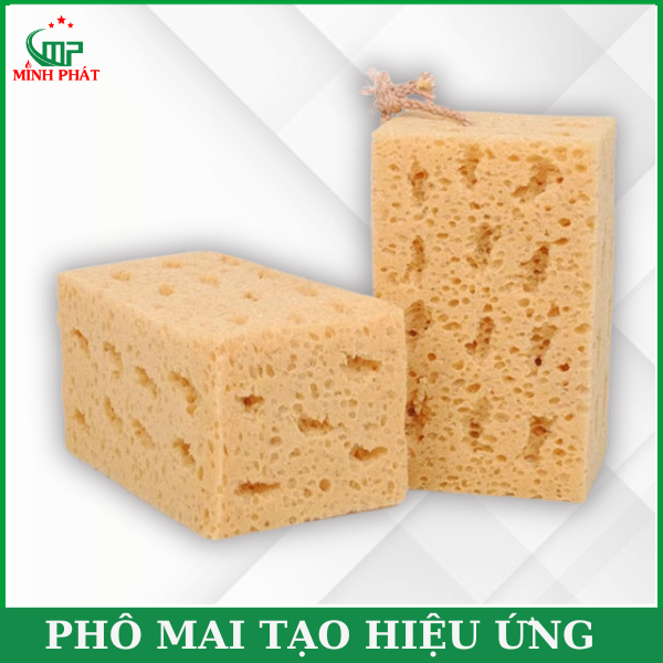Miếng mút bọt biển phô mai minh phát tạo hiệu ứng sơn tường