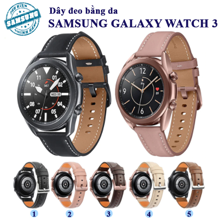 Galaxy Watch 3 Dây da cho đồng hồ Samsung Galaxy Watch 3 - 20mm-22mm