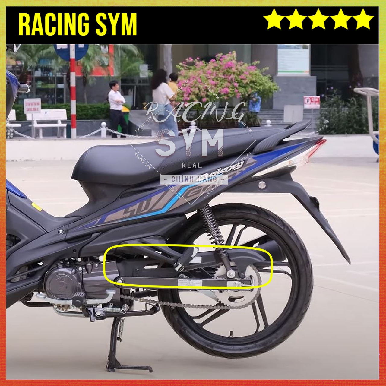 Carte Chắn Sên Xe Galaxy 50cc chính hãng SYM
