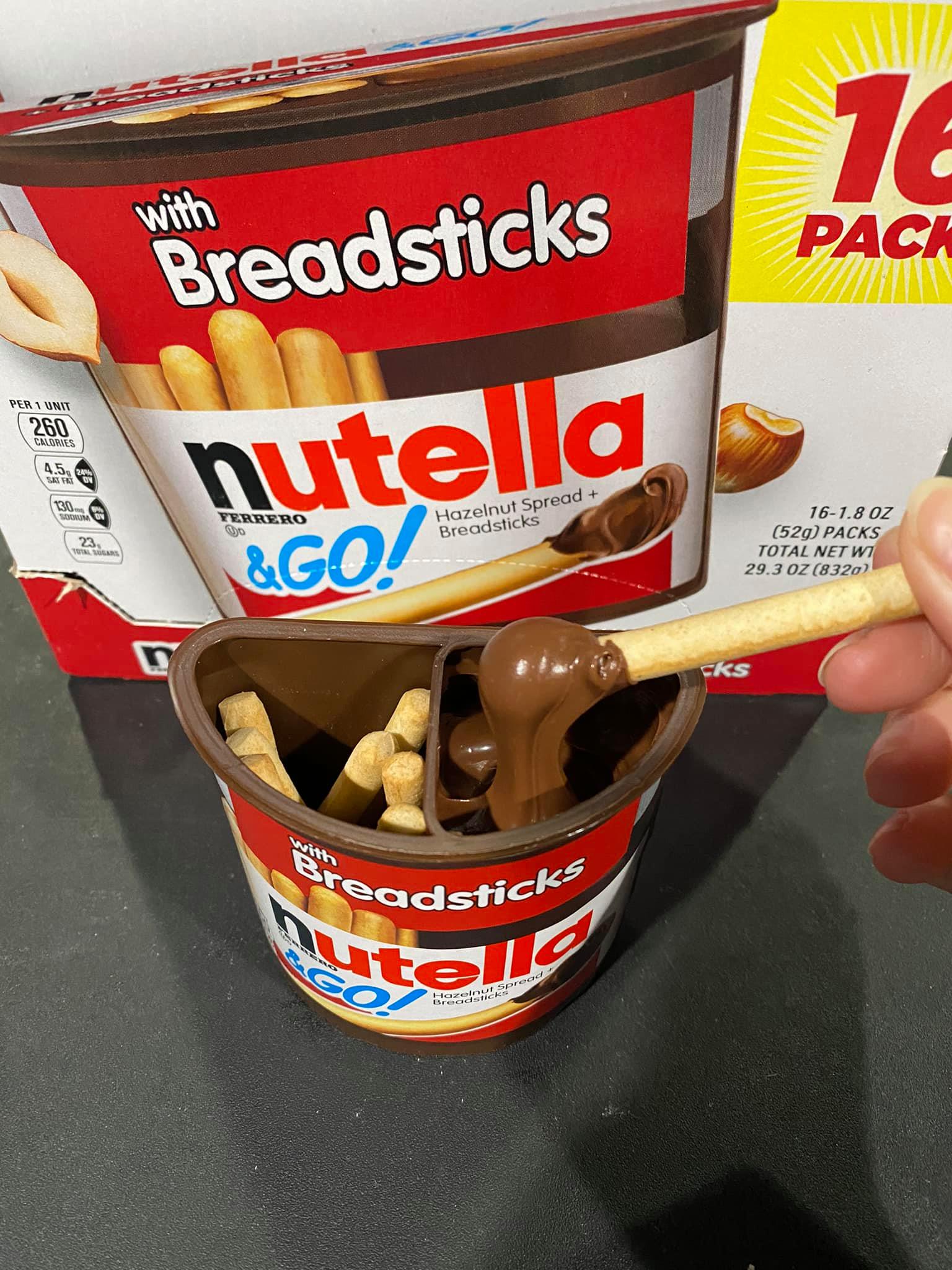 Bánh Que Chấm Socola Nutella Mỹ