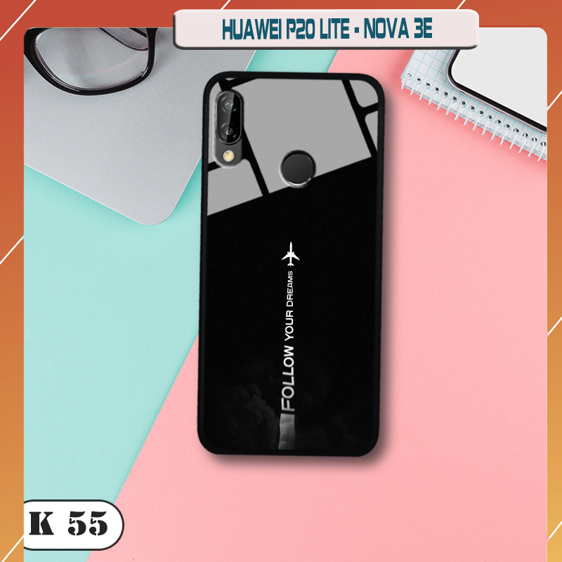 Ốp lưng kính 3D điện thoại HUAWEI NOVA 3E