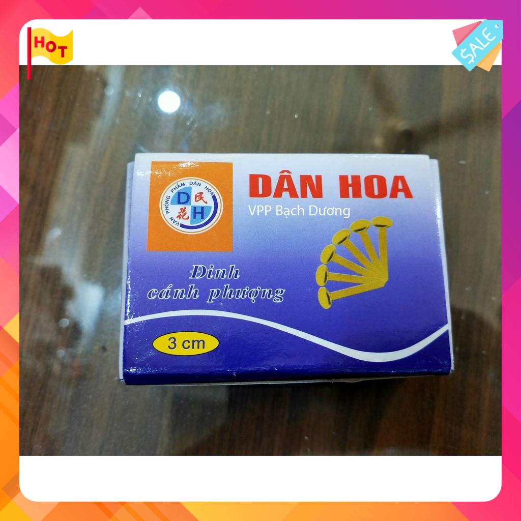 Đinh cánh phượng 3cm Dân Hoa- hộp