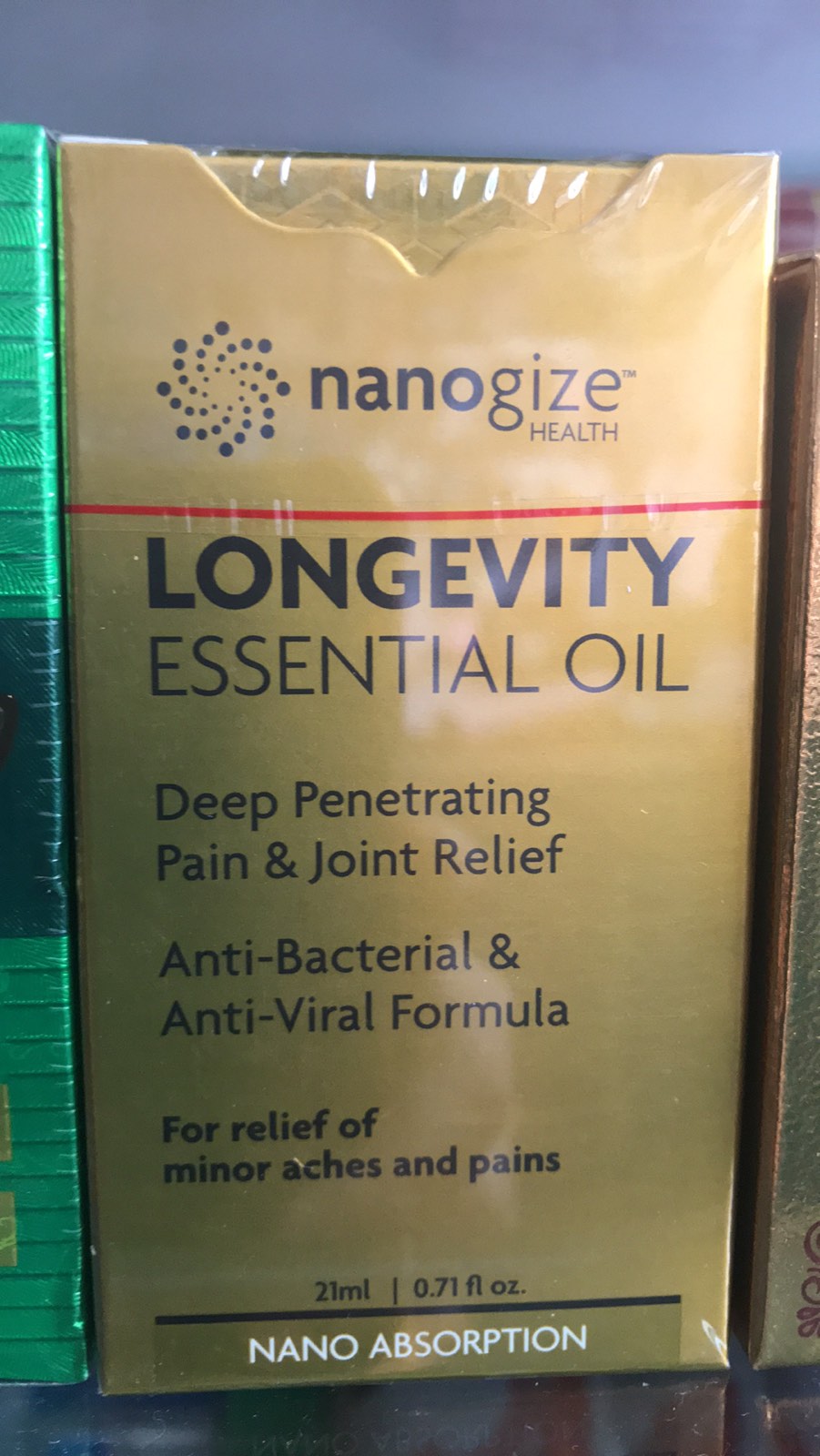 [HCM]Dầu Gió Chuyên Dành Cho Xoa Bóp LONGEVITY ESSENTIAL OIL 21ml
