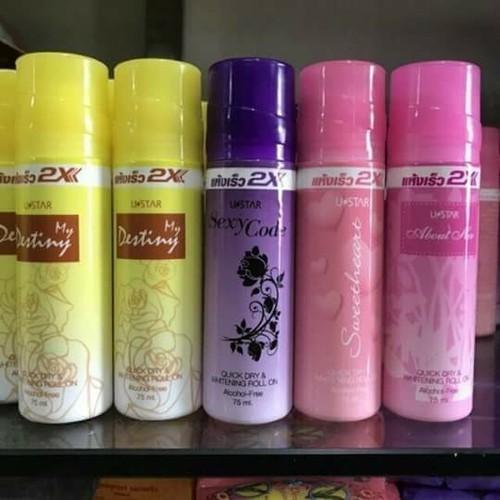 Lăn khử mùi 2X - Quick Dry & Whitening Roll On Thái Lan ( Lăn khử mùi trắng Da)