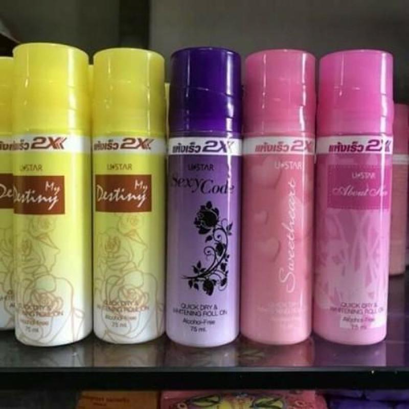 Lăn khử mùi 2X - Quick Dry & Whitening Roll On Thái Lan ( Lăn khử mùi trắng Da) cao cấp