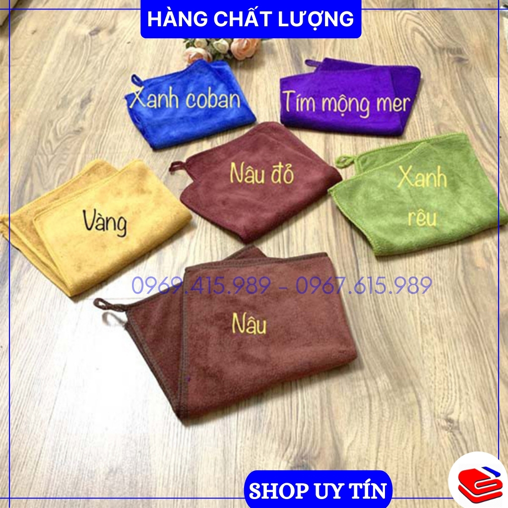 Set 10 khăn nail, khăn làm móng - nhiều màu lựa chọn