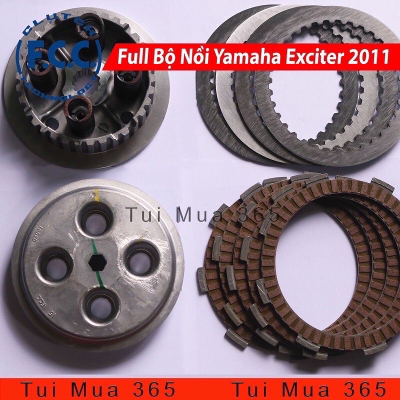Full bộ nồi Ex 135 đời 2010 - 2014 zin fcc