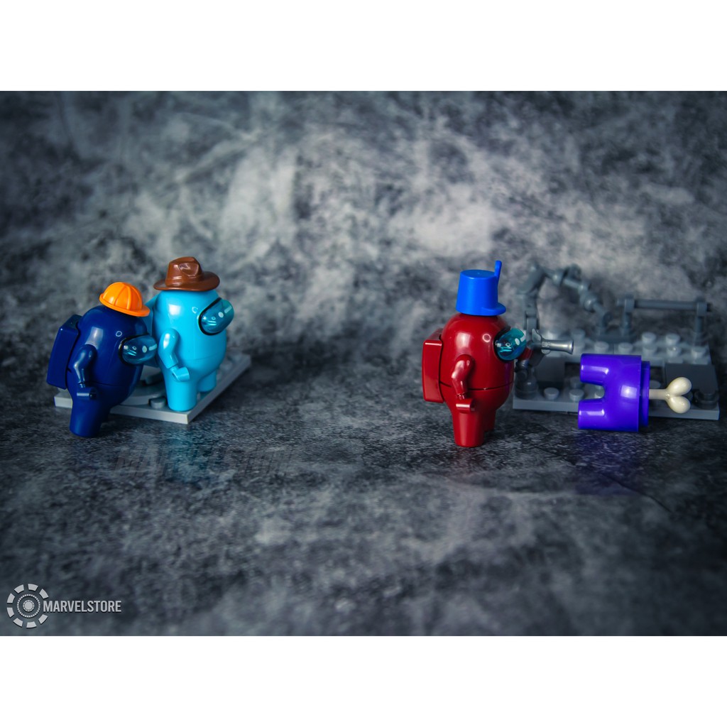 Set lego Among us mô hình lắp ghép thành phi thuyền