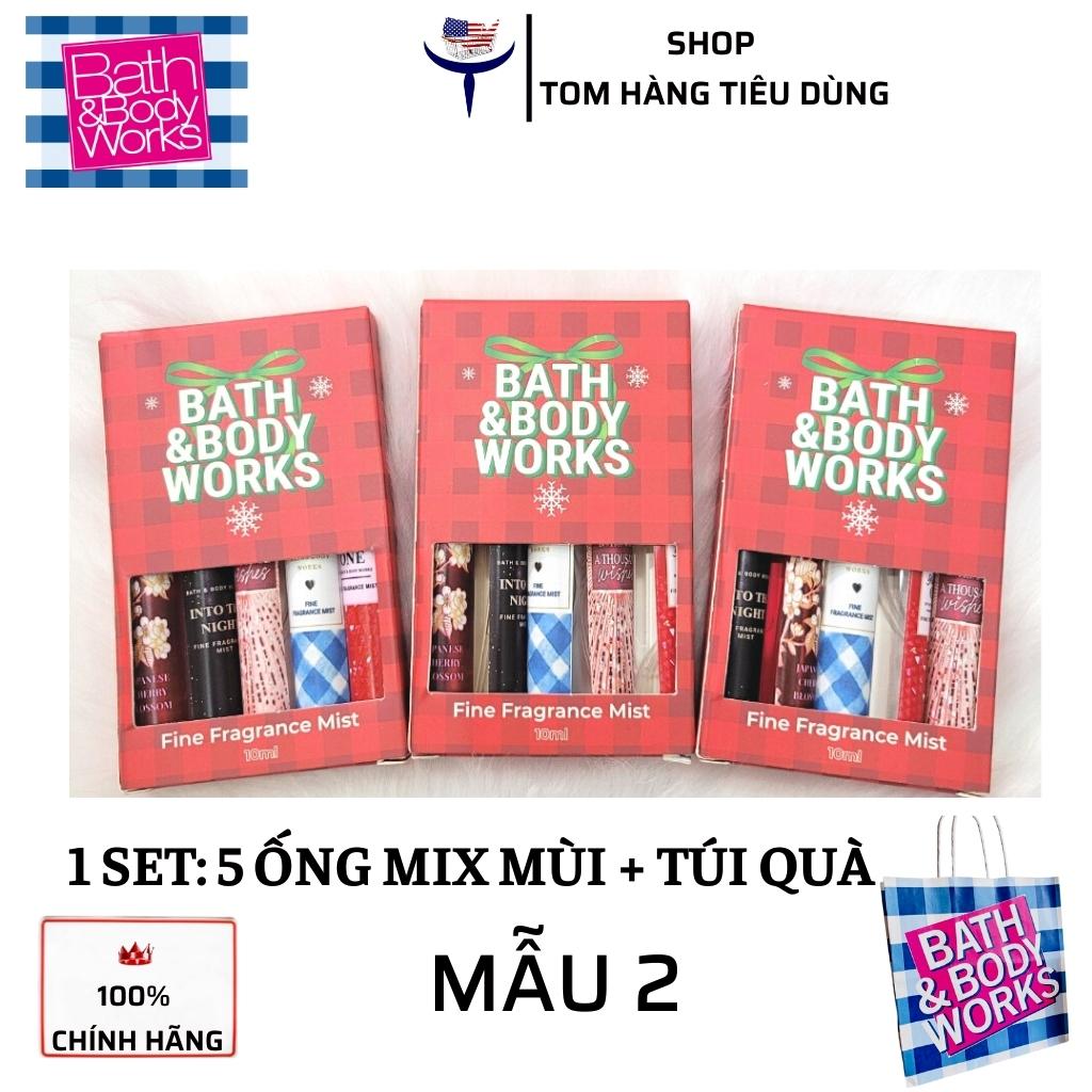 Set 5 chai xịt thơm Bath & Body Works