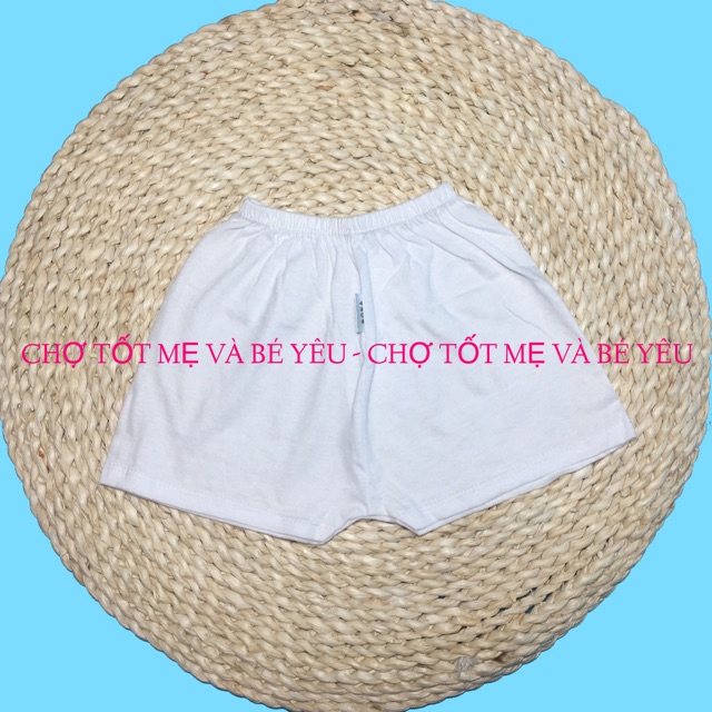 Combo 5 Quần Ngắn Cotton Cho Bé Mỏng Mát (bossini sơ sinh-15kg)