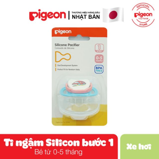 Ty Ngậm Pigeon Bước 3 Cho Bé Từ 8 Tháng