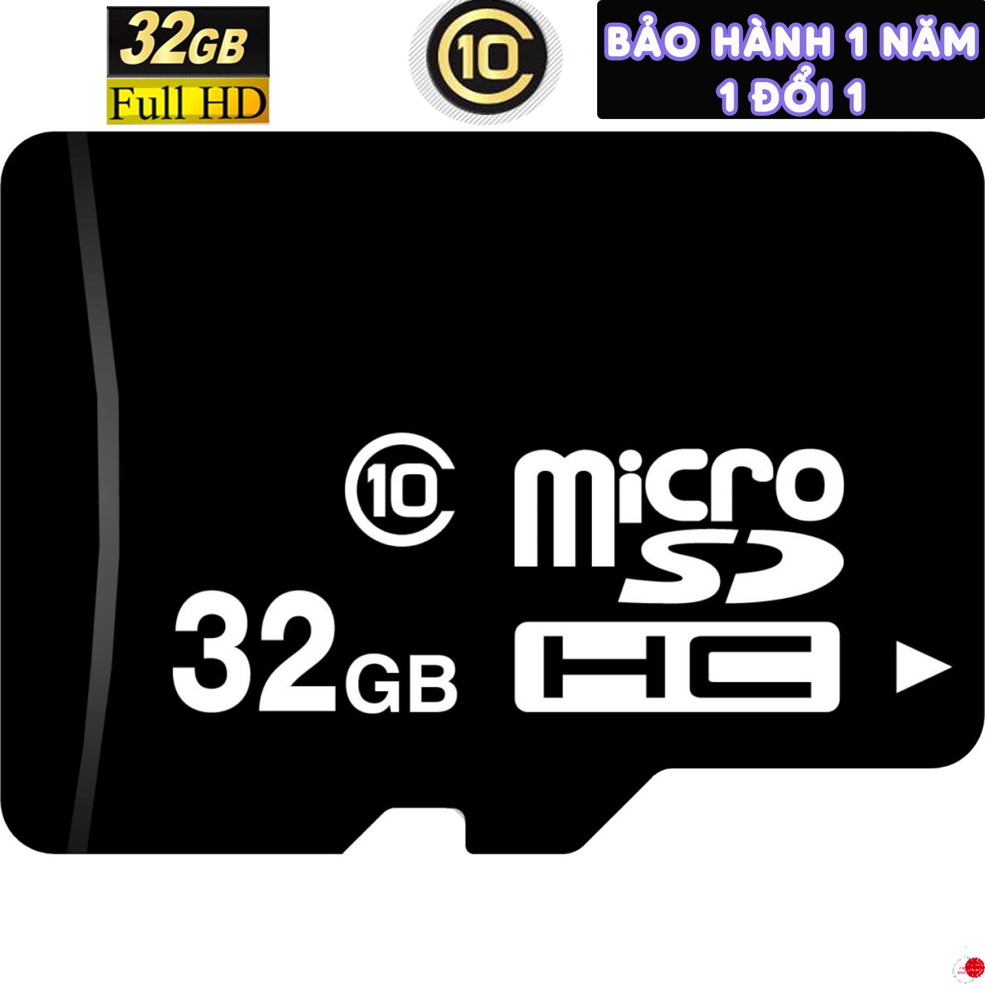 Thẻ nhớ Micro SD HC Class 10 (2GB/4GB/8GB/16GB/32GB) - BH 1 Năm 1 Đổi 1