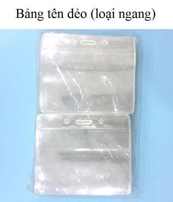 100 cái bảng tên dẻo 3 lỗ