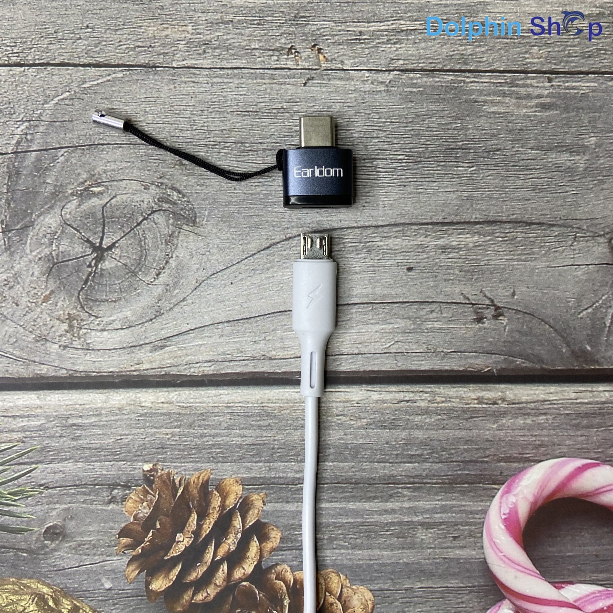 Jack Chuyển Micro Usb Sang TypeC Earldom OT62 Hỗ Trợ Sạc, Copy Dữ Liệu
