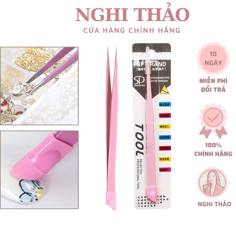 Nhíp gắp đá nail