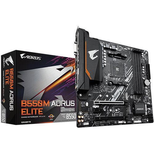 [Trả góp 0%]Mainboard Gigabyte B550M Aorus Elite