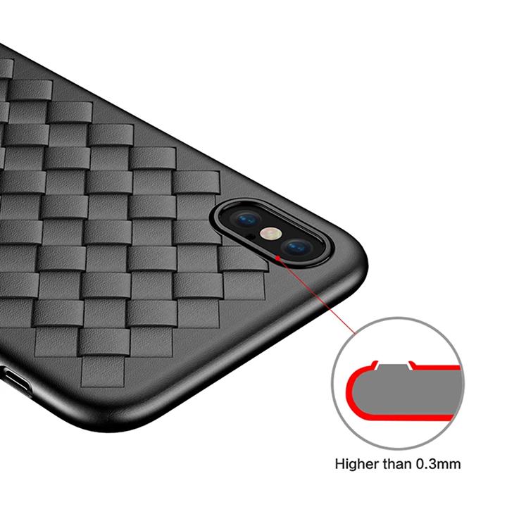 Ốp lưng iPhone nhựa dẻo ĐAN LƯỚI - Ốp lưng cho TẤT CẢ các dòng iPhone - iPhone 6 - 6S -7 8 Plus - X - XS Max - iPhone 11 Pro Max
