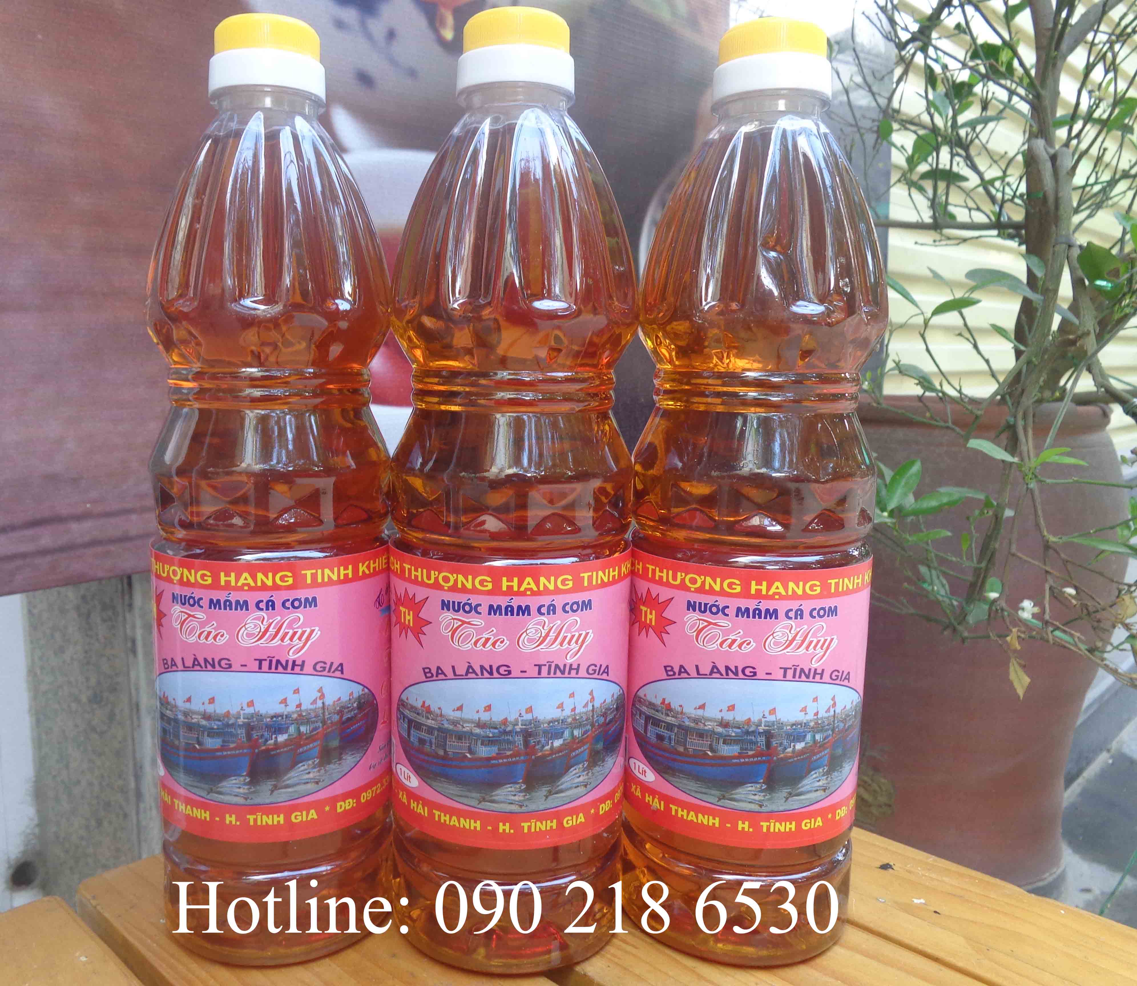 Nước mắm cá cơm Ba Làng - Thanh Hóa (chai 1) siêu ngon - siêu tiết kiệm