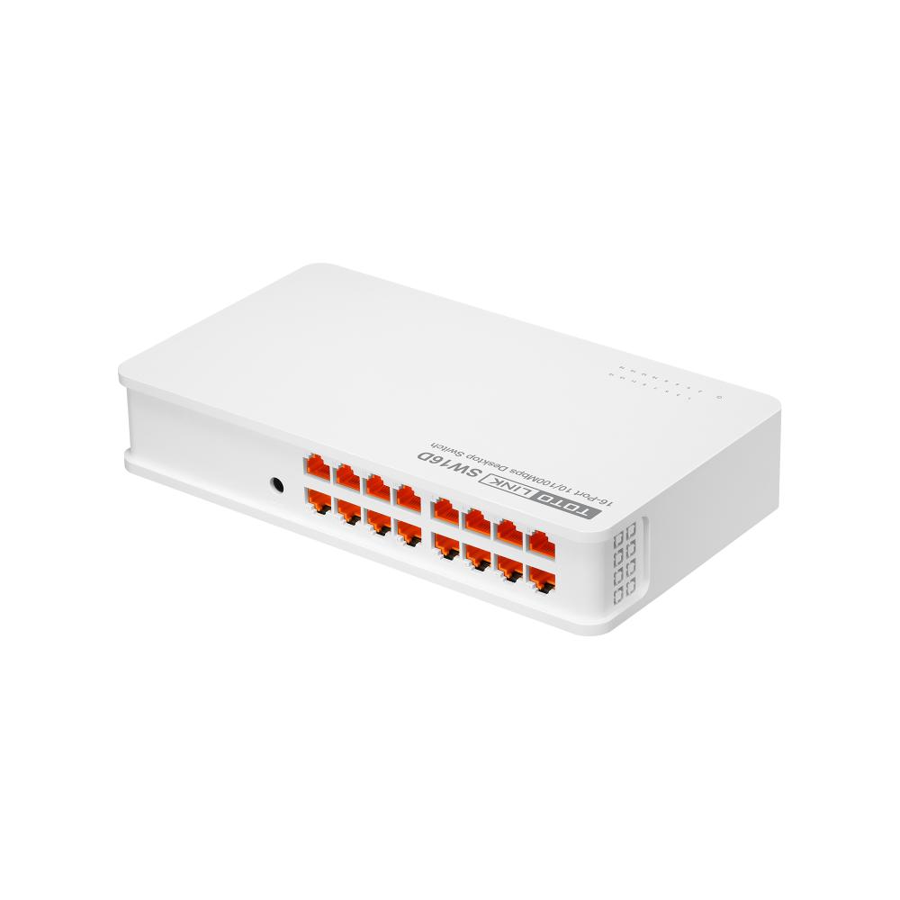 Switch 16 cổng 10/100Mbps TOTOLINK SW16D