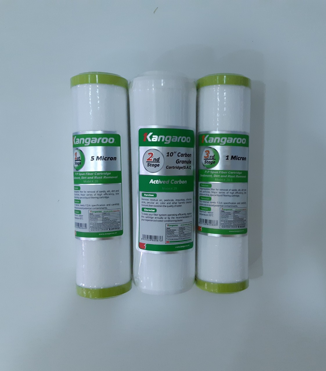 Lõi lọc thô 123 KANGAROO dành cho máy lọc nước