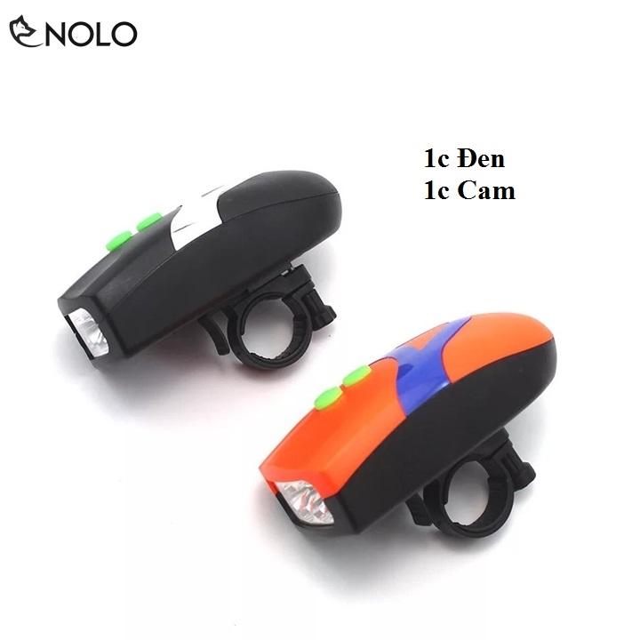 Combo 2 Đèn Chiếu Sáng 3 Led Có Còi Hú 80dB Dành Cho Xe Đạp