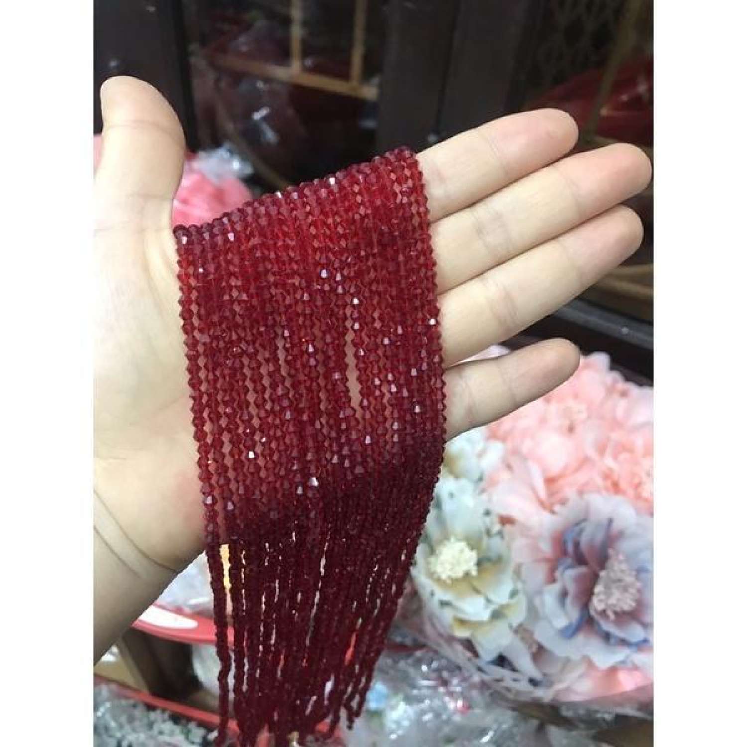 Nhiều Màu Dây Hạt Cườm 3mm
