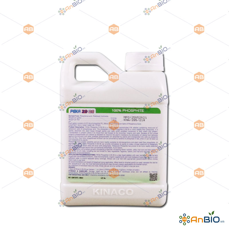 [HCM]Phân Bón Lá PEKA 0-29-26 Chai 500ml - D5.1003