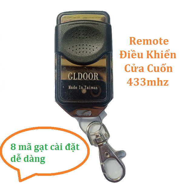 Remote Điều khiển Cửa Cuốn mã gạt 433mhz