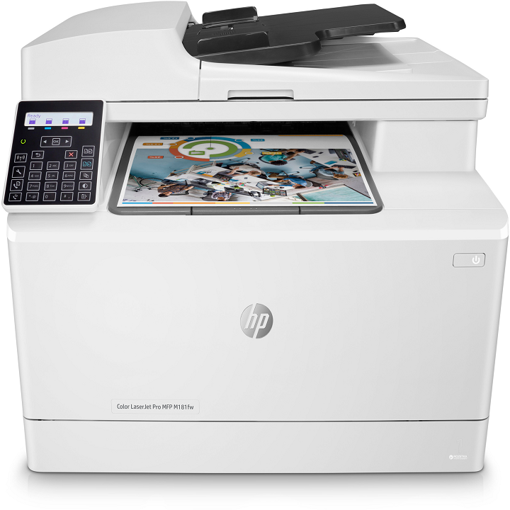 Máy in đa chức năng HP Color LaserJet Pro M181fw (T6B71A)