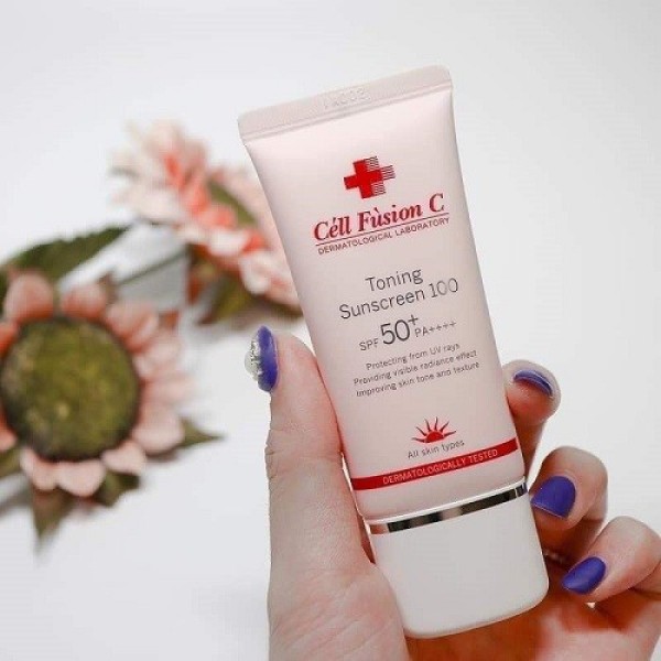 Cell Fusion C Toning Sunscreen 100 SPF 50+ PA++++ cao cấp
