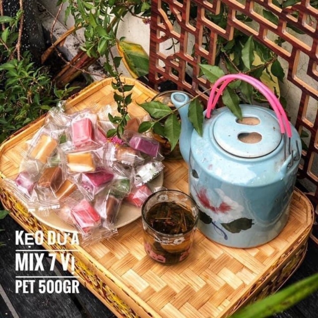 100G Kẹo Dừa Mix 7 Vị Thơm Ngon - Tết- Mứt Tết- Bánh Mứt Tết- Đồ Ăn Vặt - Ăn Vặt-Uy Tín-Tết 2021