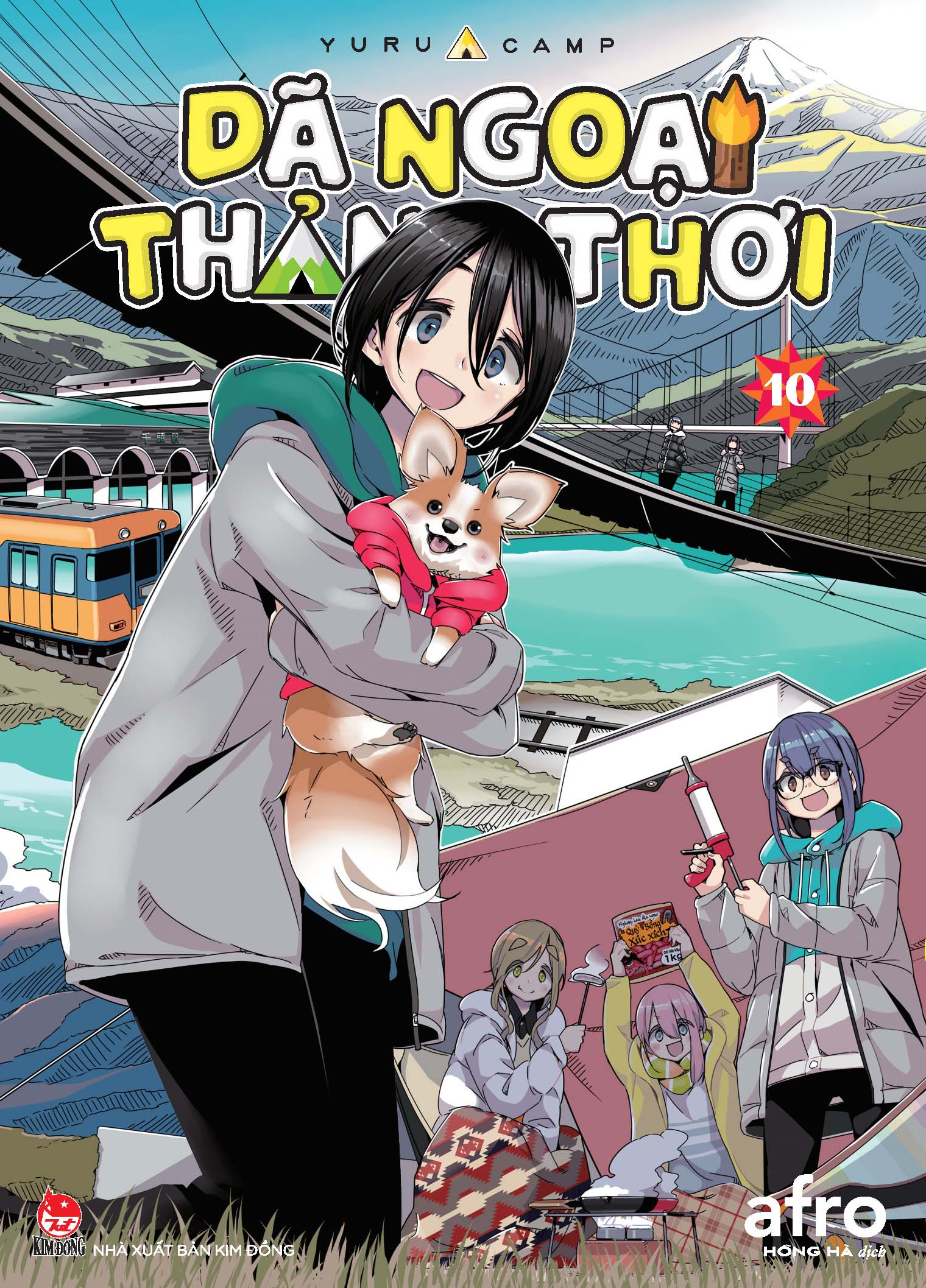 Fahasa - dã ngoại thảnh thơi - yurucamp - tập 10