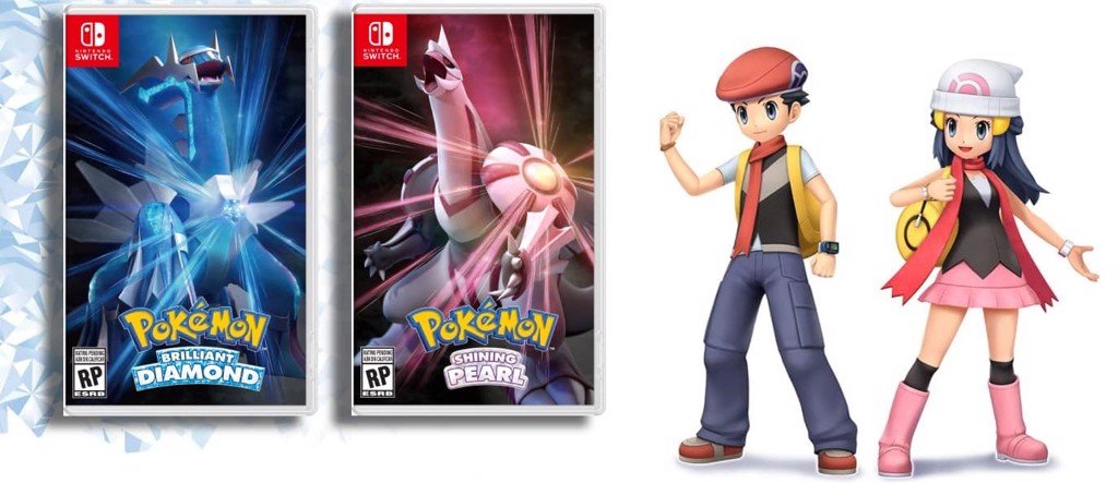 Game Pokémon Brilliant Diamond - Shining Pearl - Double Pack - Cho Máy Nintendo Switch